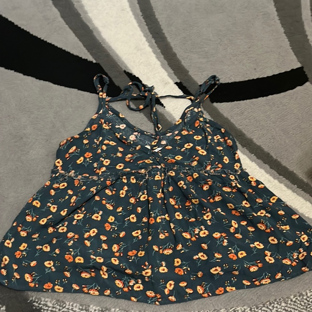 Womens floral tank top